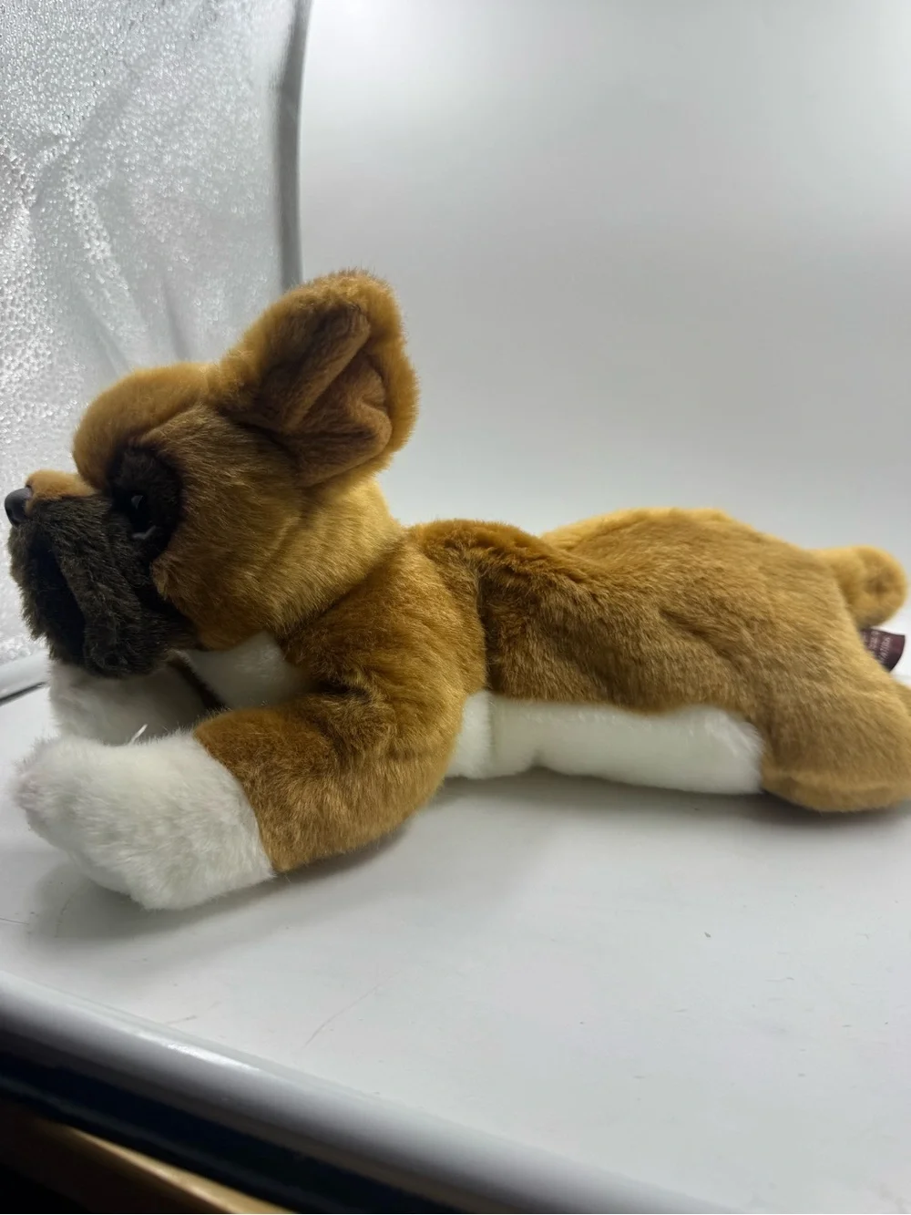 Bearington Collection Roscoe Boxer Plush Stuffed Animal Puppy Dog